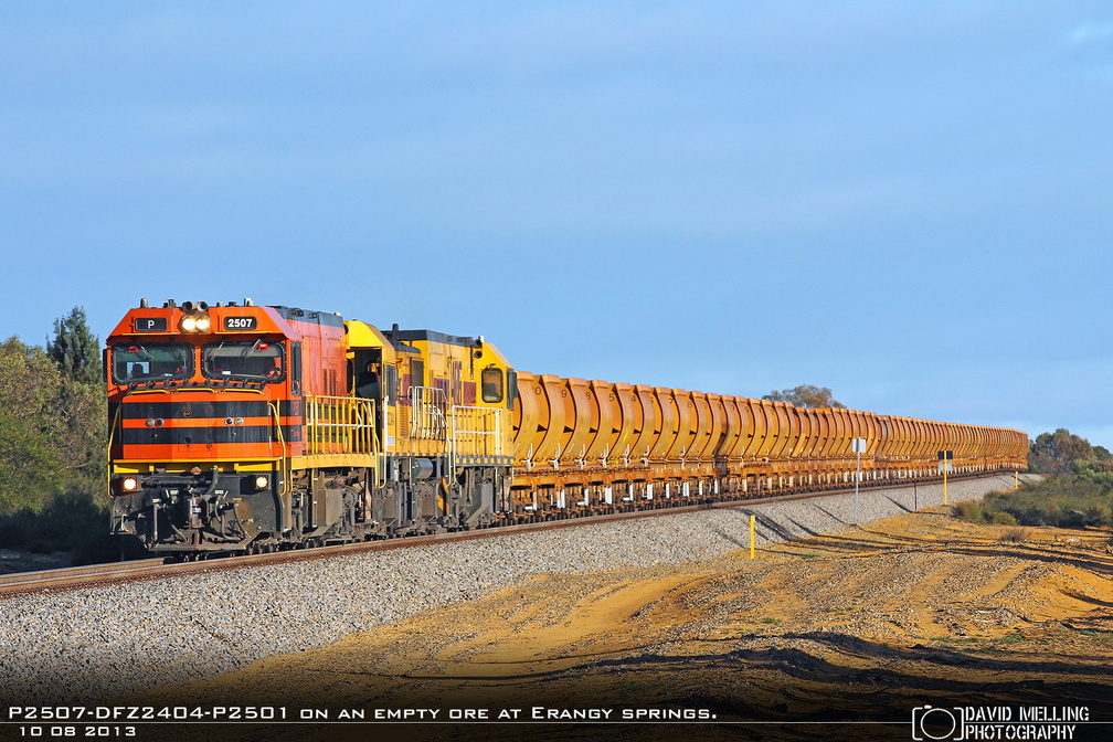 P2507-DFZ2404-P2501 on an empty ore at Erangy springs. 10.08.2013.jpg