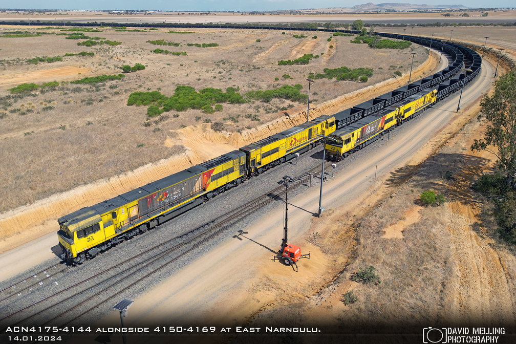 ACN4175-4144 alongside 4150-4169 at East Narngulu. 14.1.2024.png
