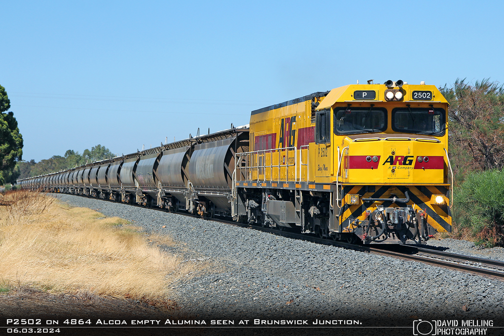 P2502 on 4864 Alcoa empty Alumina seen at Brunswick Junction. 06.03.2024.png
